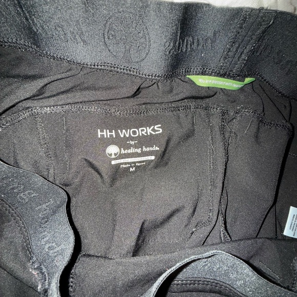 Black straight leg scrub pants - Picture 2 of 2